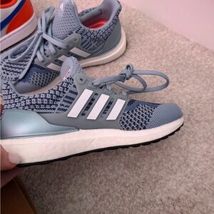Adidas Light Blue Knit Sneakers